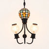 Home Decorators Collection HD7837J Lámpara Colgante Tiffany Negra Mate 3 Luces — imagen 3