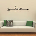 Large Motivational and Inspirational Art Decal/Love 5. Wall Decoration Vinyl Sticker-Black 4