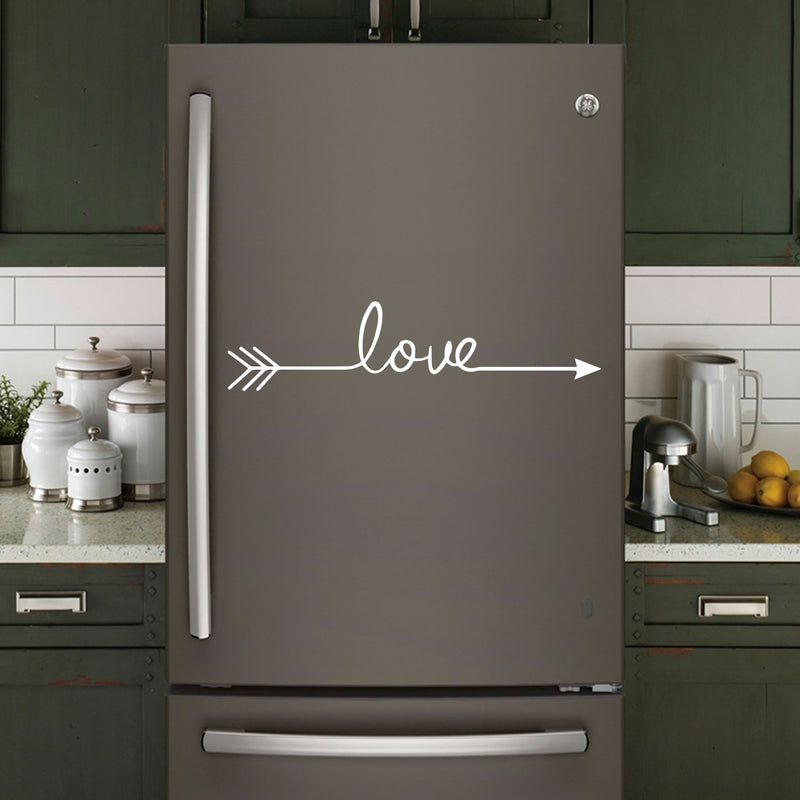 Large Motivational and Inspirational Art Decal/Love 5.5" x 22.8" Wall Decoration Vinyl Sticker-White 2