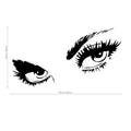 Audrey Hepburn Sexy Eyes/Attractive Eye Wall Decal Art Decor - Black Vinyl Sticker ( 5