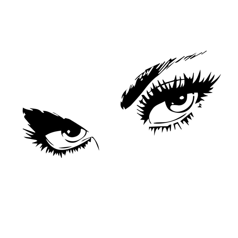 Sexy Eyes Girl Face Woman Face Sticker Fashion Stylish Living Room Bedroom Home Decor Wall Decal Art Vinyl Sticker tr988 5