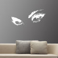 Audrey Hepburn Sexy Eyes/Attractive Eye Wall Decal Art Decor - White Vinyl Sticker 1