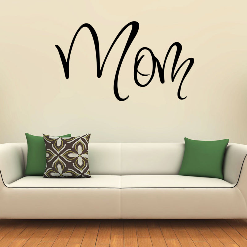 Pulse Vinyl Mom Quote - Wall Art Decal - Decoration Vinyl Sticker - Inspirational Quote Decal - Living Room Wall Decor (black; 23" x 40") 2