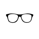 Reading Glasses - Wall Art Decal - Decoration Adhesive Vinyl Sticker - Office Wall Art Decor - Living Room Wall Decoration (Black; 5