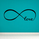 Love Infinity - Wall Art Decal - 22" x 61" Decoration Vinyl Sticker - Love Quotes Wall Art Sticker - Bedroom Wall Decor - Inspirational Vinyl Sticker - Cute Wall Decal 3