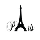 Paris Eiffel Tower - Wall Art Decal - Decoration Vinyl Sticker - Bedroom Vinyl Sticker - Cute Vinyl Wall Decal - Paris France Vinyl Sticker - Fashion Vinyl Decal 1