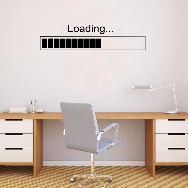 Imprinted Designs Loading Bar Wall Decal Sticker Art (X X Large 15" X 60) 2