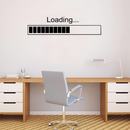 Imprinted Designs Loading Bar Wall Decal Sticker Art (X X Large 15" X 60) 2