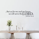 Joshua 24:15 Bible Verse - Wall Art Decal - Decoration Vinyl Sticker - Bible Verse Decal Sticker - Motivational Vinyl Decal - Inspirational Quote Vinyl Sticker - Life Quote Vinyl Decal 3