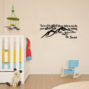 Imprinted Designs You’re Off to Great Places. Dr Seuss Quote Vinyl Wall Decal Sticker Art (Black; 12" X 32") 2