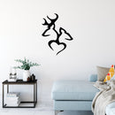 Deer and Buck Silhouette Vinyl Wall Decal Sticker Art 3