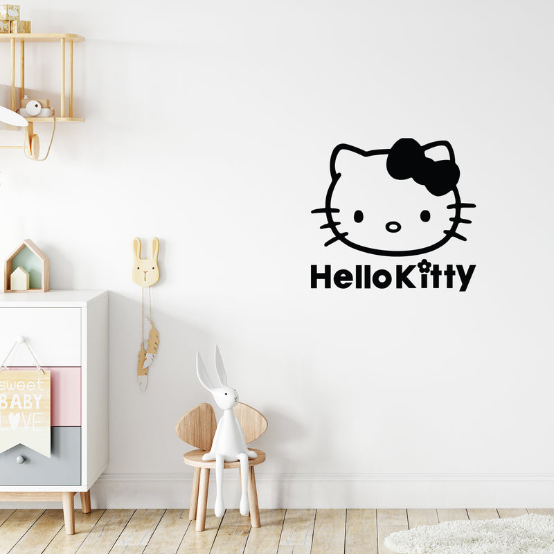 Imprinted Designs Hello Kitty Inspired Wall Decal Sticker Art Mural 1