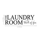 Imprinted Designs Laundry Room Loads of Fun Vinyl Wall Decal Sticker Art 3