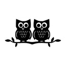 Imprinted Designs Two Owls on a Branch Vinyl Wall Decal Nursery Owl 2