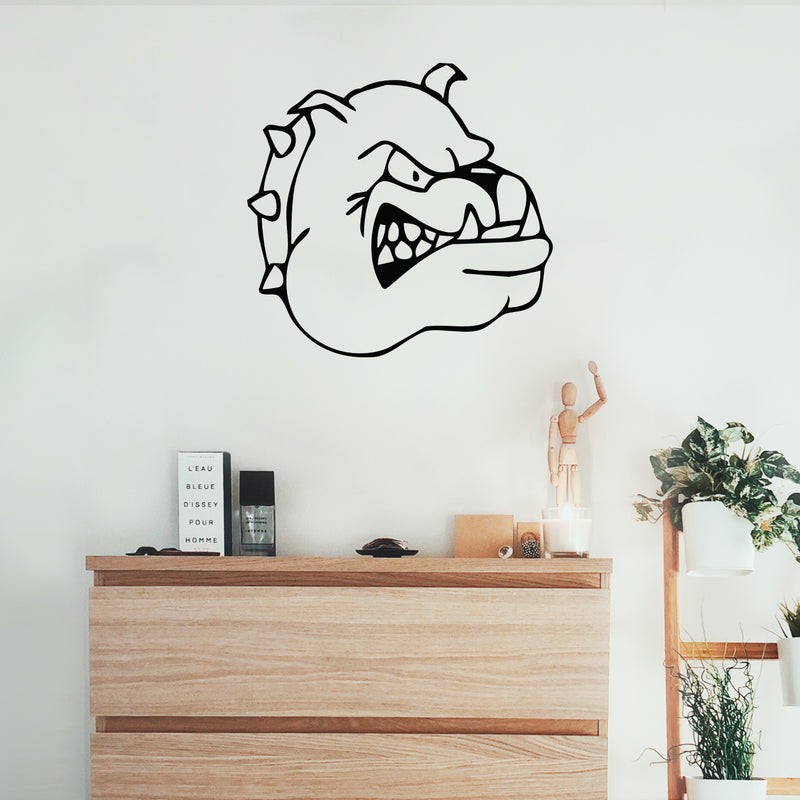 Imprinted Designs Fierce Bulldog Vinyl Wall Decal Sticker Art 2