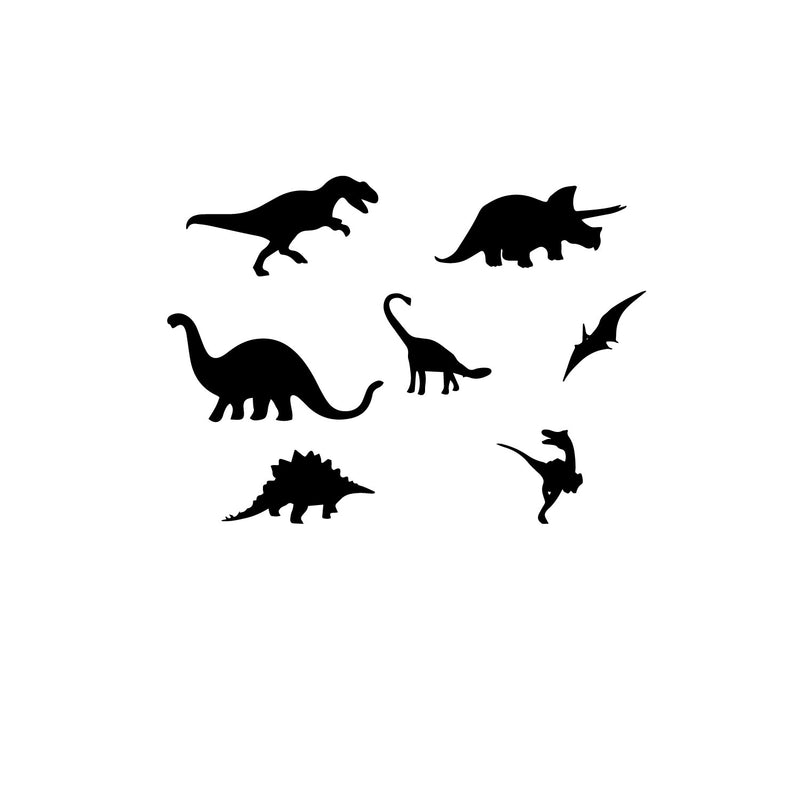 Dinosaurs Vinyl Wall Art Stickers - Boy's Room Wall Decor- Cute Vinyl Sticker Decals - Nursery Room Dino Decorations 4