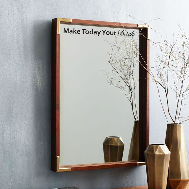 Make Today Your B!tch - Inspirational Quote - Wall Art Decal - Motivational Life Quotes Wall Art Sticker- Bedroom Wall Decoration - Living Room Wall Art Vinyl Decal 3