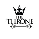 The Throne - Toilet Lid Sign - 10" x 10" - Bathroom Vinyl Decal - Funny Quotes Bathroom Decorations - Waterproof Vinyl Stickers 1