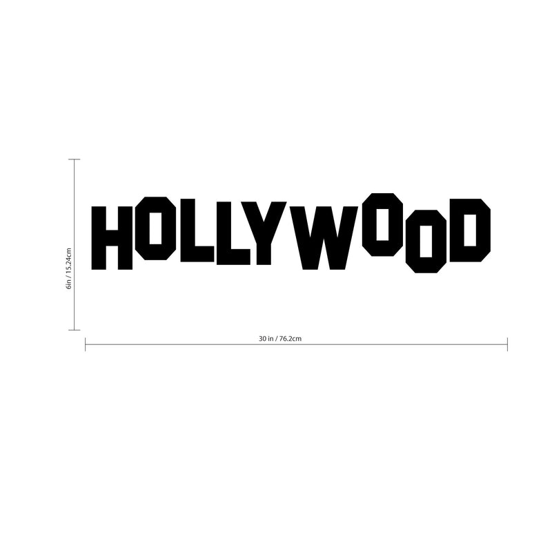 Hollywood Sign- Wall Art Decal Home Decoration Wall Art - Bedroom Living Room Wall Decor - Trendy Wall Art 3