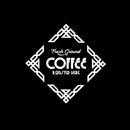 Pulse Vinyl Fresh Ground Coffee Roasted Here - Wall Art Decal 23" x 23" - Cafe Wall Decor - Coffee Lovers Gifts - Coffee Wall Art Decoration - Kitchen Wall Decor (23" x 23"; White) 1