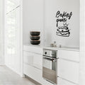 Baking Queen Sign - Kitchen Quotes Wall Art Vinyl Decal - Decoration Vinyl Sticker - Cute Kitchen Wall Decor - Trendy Wall Art 4