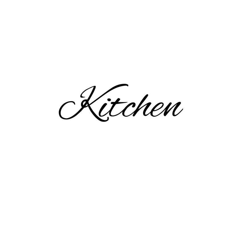 Kitchen Sign - Quotes Wall Art Vinyl Decal - 10" X 28" Decoration Vinyl Sticker - Cute Kitchen Wall Decor - Trendy Wall Art 4