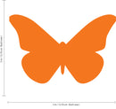 Set of 30 Butterflies Vinyl Wall Art Decals - 5" x 5" - Bedroom Vinyl Wall Decor Stickers - Apartment Vinyl Decal Decor - Kids Room Butterfly Pattern Vinyl Wall Art (5" x 5"; Orange) 4