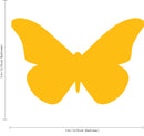 Set of 30 Butterflies Vinyl Wall Art Decals - 5" x 5" - Bedroom Vinyl Wall Decor Stickers - Apartment Vinyl Decal Decor - Kids Room Butterfly Pattern Vinyl Wall Art (5" x 5"; Yellow) 4