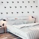 20 Pack Flamingo Party Vinyl Wall Art Decor - Bedroom Wall Decor Stickers - Apartment Vinyl Wall Art - Removable Vinyl Sticker Decor - Flamingo Pattern Vinyl Decal - Flamingo Home Decor 2