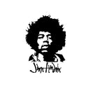 Jimi Hendrix Decal Sticker - Wall Art Decal 14" x 20" Window Decoration Vinyl Sticker Lettering/International Artist - Music Wall Decor Decals 4