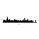 City Silhouette Skyline - Wall Art Decal - ecoration Vinyl Sticker - Living Room Wall Decor - Office Wall Decoration 4