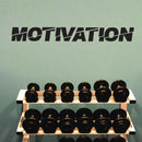 Wall Art Vinyl Decal - Motivation Quote Lettering - 6" X 50" Inspirational Gym Fitness Work Office Quotes - Removable Wall Art Decor Sticker Decals 3