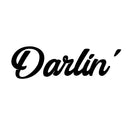 Darlin’ - Women’s Inspirational Quotes Wall Art Vinyl Decal - ecoration Vinyl Sticker - Motivational Wall Art Decal - Bedroom Wall Art Decals - Trendy Vinyl Wall Art (Gold) 1