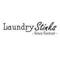 Vinyl Wall Art Decal - Laundry Stinks Since Forever- 8" x 32" - Laundry Room Bathroom Funny Quotes Sayings - Removable Waterproof Sticker Decals Signs 1
