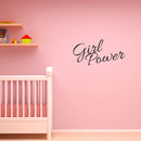 Vinyl Wall Art Decal - Girl Power - Inspirational Women’s Quotes - 15" x 30" - Home Decor Bedroom and Office Work Motivational Women’s Words Sayings - Removable Sticker Decals 2