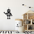 SPACE ROBOT- Vinyl Wall Art Stickers - Vinyl Wall Decor Little Boys Bedroom - Kids Robot Vinyl Sticker Decor - Wall Decal for Baby Nursery - Wall Art For Toddlers Bedroom 2