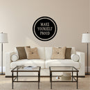 Make Yourself Proud - Inspirational Quote - Wall Art Decal - Motivational Life Quotes Vinyl Decal - Bedroom Wall Decoration - Living Room Wall Art Decor - Positive Vinyl Decals 2