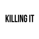 Killing IT - Inspirational Quote - Vinyl Wall Art Decal - 5" x 19" - Life Quotes Wall Art Sticker - Motivational Vinyl Decal - Modern Urban Slang Wall Decals Phrases (Black) 4
