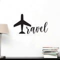 TRAVEL Lettering - Inspirational Life Quotes - Wall Art Decal - Decoration Vinyl Sticker - Bedroom Living Room Wall Decor - Apartment Wall Decoration - Vacations Peel Off Stickers 3