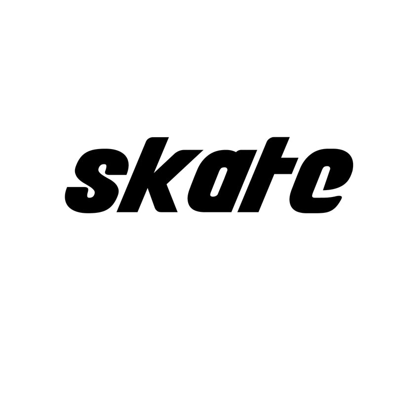 SKATE Lettering - Vinyl Wall Art Stickers - Vinyl Wall Decor Boys Bedroom - Skate Wall Art Decals for Children's Play Room - Wall Art For Toddlers Bedroom - SK8 Wall Decor Vinyl Sticker 1