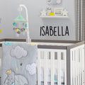 Vinyl Wall Art Decal Girls Custom Name - 'ISABELLA' Custom Text Name - Girls Bedroom Vinyl Wall Decals - Cute Wall Art Decals for Baby Girl Nursery Room Decor 3