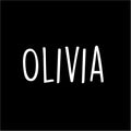 Vinyl Wall Art Decal Girls Custom Name - ’Olivia’ Custom Text Name- 12" x 26" - Girls Bedroom Vinyl Wall Decals - Cute Wall Art Decals for Baby Girl Nursery Room Decor (12" x 26"; White Text) 1