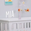 Vinyl Wall Art Decal Girls Custom Name - 'MIA' Custom Text Name - Girls Bedroom Vinyl Wall Decals - Cute Wall Art Decals for Baby Girl Nursery Room Decor 5