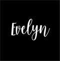 Vinyl Wall Art Decal Girls Custom Name - ’Evelyn’ Custom Text Name- 12" x 26" - Girls Bedroom Vinyl Wall Decals - Cute Wall Art Decals for Baby Girl Nursery Room Decor (12" x 26"; White Cursive) 1