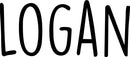 Vinyl Wall Art Decal Boys Custom Name - ’Logan’ Custom Text Name - 12" x 29" - Little Boys Bedroom Vinyl Wall Decals - Cute Wall Art Decals for Baby Boy Nursery Room Decor (12" x 29"; Black Text) 4