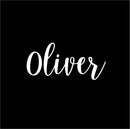 Vinyl Wall Art Decal Boys Custom Name - ’Oliver’ Custom Text Name - 12" x 30" - Little Boys Bedroom Vinyl Wall Decals - Cute Wall Art Decals for Baby Boy Nursery Room Decor (12" x 30"; White Cursive) 4