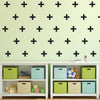 Set of 30 Vinyl Wall Art Decals - Crosses Plus Signs - 1.5" x 1.5" Each - Bedroom Wall Art Vinyl Stickers - Apartment Living Room Vinyl Decal - Kids Room Vinyl Wall Stickers 3