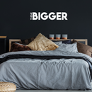 Vinyl Wall Art Decal - Think Bigger - 8" x 40" - Motivational Inspiring Home Office Classroom Work Office Bedroom Apartment Living Room School Adhesive Decoration Sticker 3