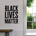 Vinyl Wall Art Decal - Black Lives Matter - 17" x 23" - Empowerment Motivational Inspirational Quotes Vinyl Wall Art Decor Equality Strength Power Human Civil Rights 1