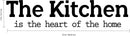 Vinyl Wall Art Decal - The Kitchen is The Heart of The Home - 5" x 23" - Foodie Fun Wall Decal Stickers - Stencil Adhesive Vinyl for Kitchen Home Apartment Use - Lighthearted Appreciation Quotes 4